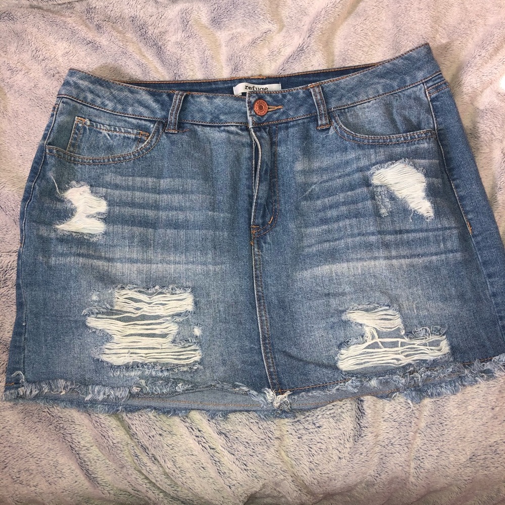 Jean Mini Skirt
